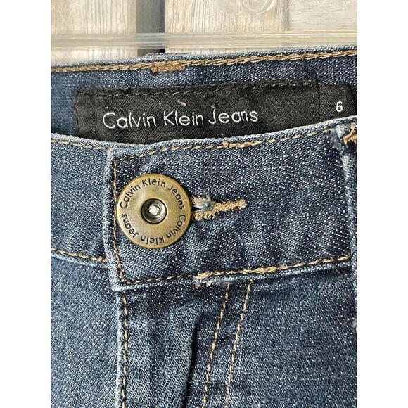 CALVIN KLEIN Jeans Flare Fit Size 6 - Picture 5 of 7